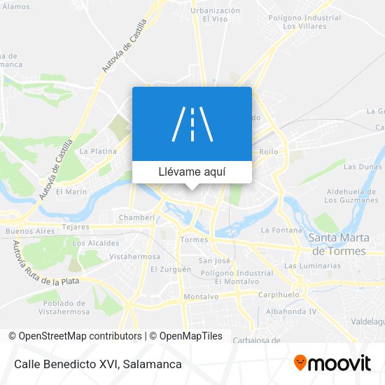 Mapa Calle Benedicto XVI