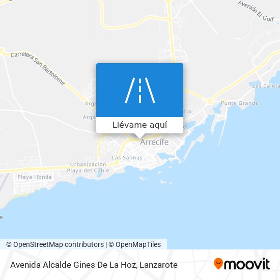 Mapa Avenida Alcalde Gines De La Hoz