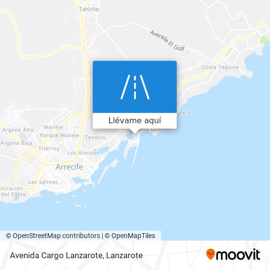 Mapa Avenida Cargo Lanzarote