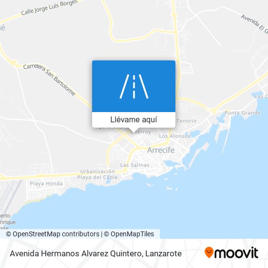 Mapa Avenida Hermanos Alvarez Quintero