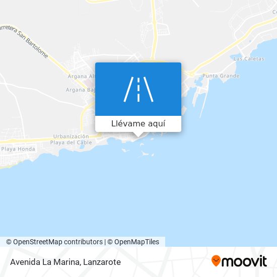 Mapa Avenida La Marina