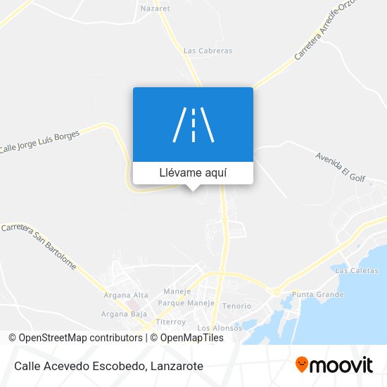 Mapa Calle Acevedo Escobedo