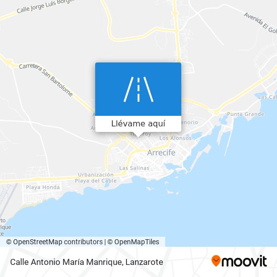 Mapa Calle Antonio María Manrique