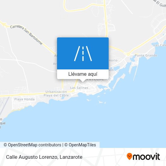 Mapa Calle Augusto Lorenzo