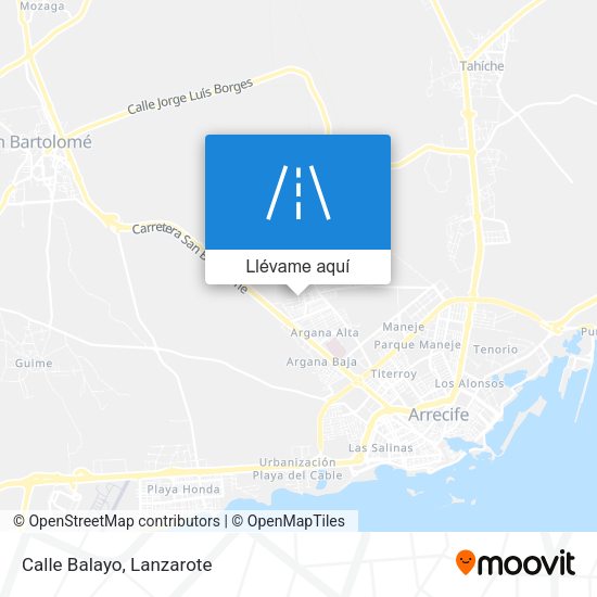 Mapa Calle Balayo