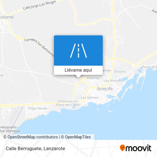 Mapa Calle Berruguete