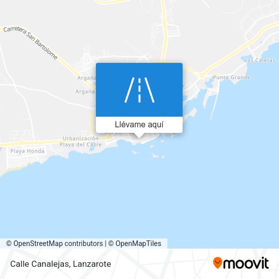 Mapa Calle Canalejas