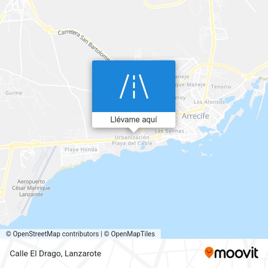 Mapa Calle El Drago