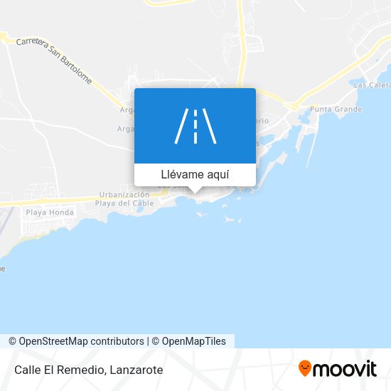 Mapa Calle El Remedio