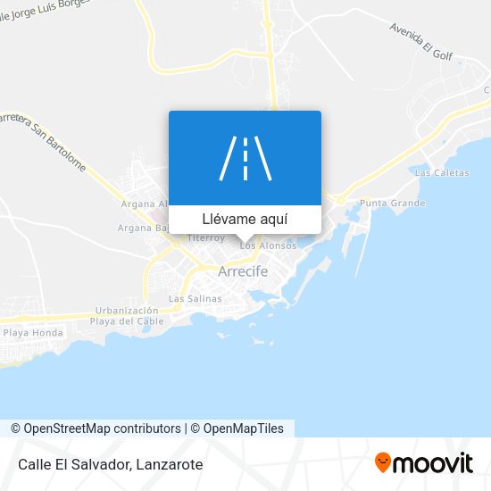 Mapa Calle El Salvador