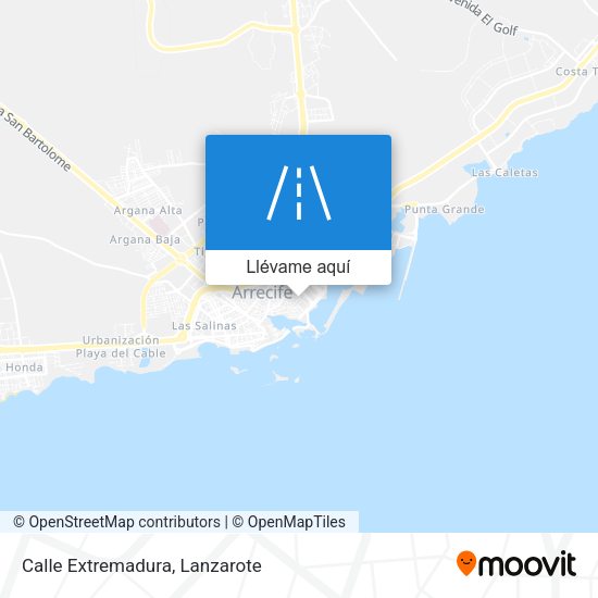 Mapa Calle Extremadura