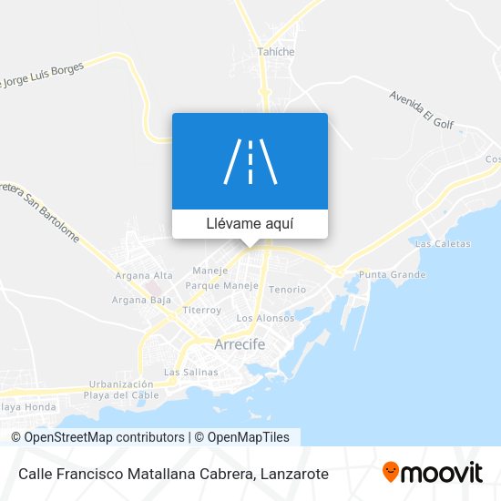 Mapa Calle Francisco Matallana Cabrera