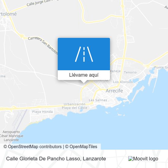 Mapa Calle Glorieta De Pancho Lasso