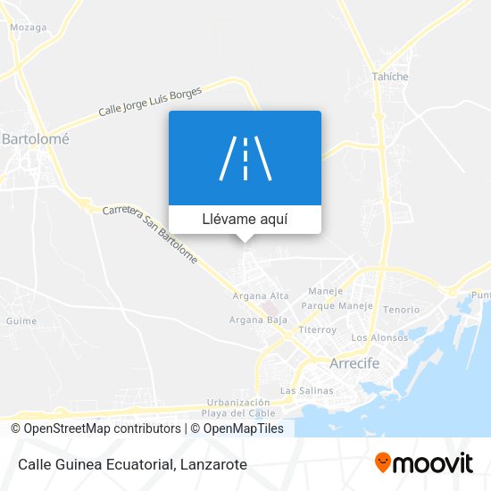 Mapa Calle Guinea Ecuatorial
