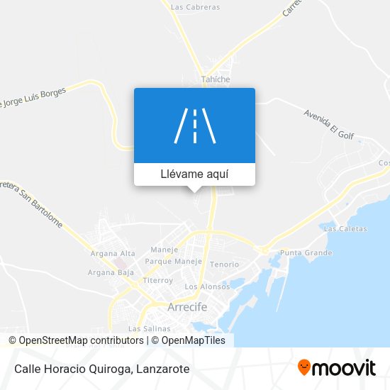 Mapa Calle Horacio Quiroga