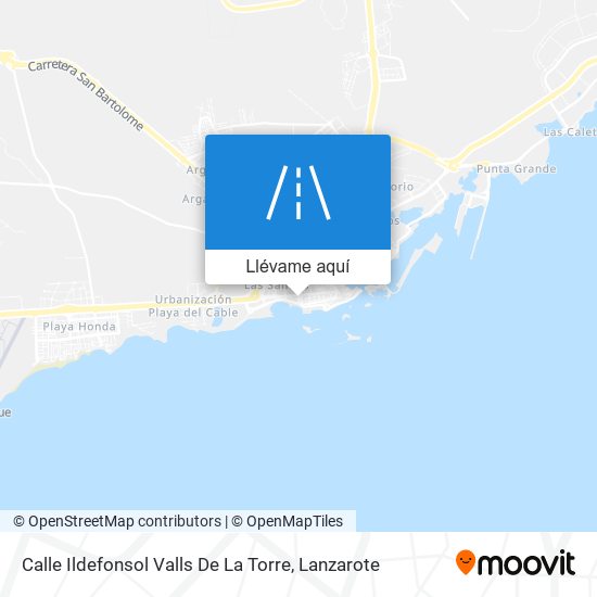 Mapa Calle Ildefonsol Valls De La Torre