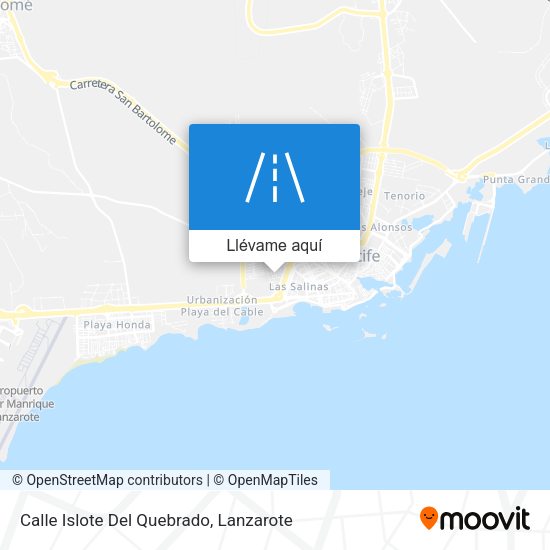 Mapa Calle Islote Del Quebrado