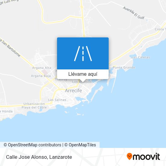 Mapa Calle Jose Alonso