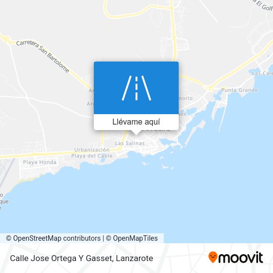 Mapa Calle Jose Ortega Y Gasset