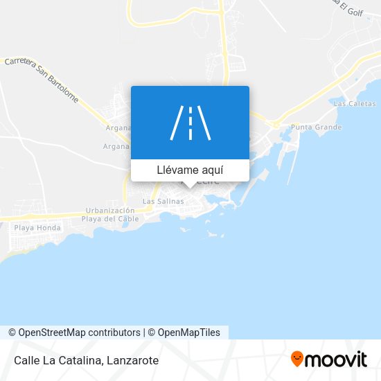 Mapa Calle La Catalina