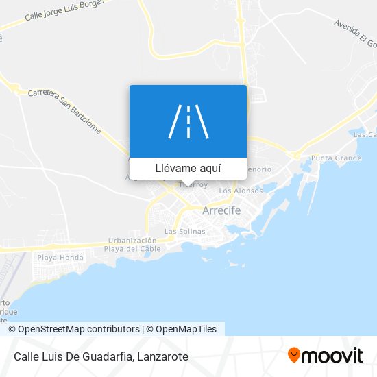 Mapa Calle Luis De Guadarfia