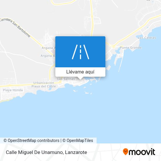 Mapa Calle Miguel De Unamuno