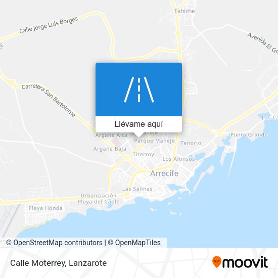 Mapa Calle Moterrey