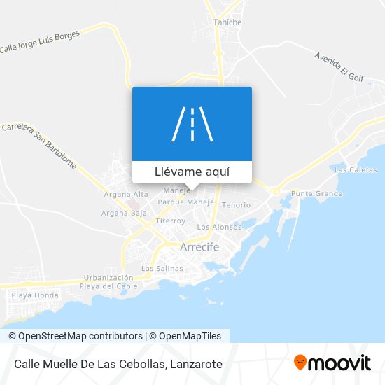 Mapa Calle Muelle De Las Cebollas