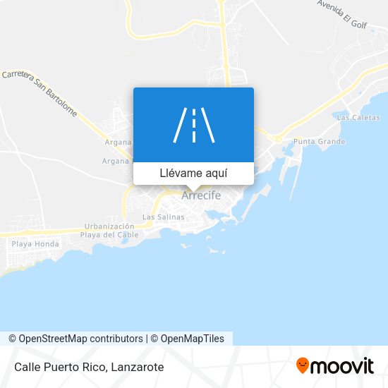 Mapa Calle Puerto Rico