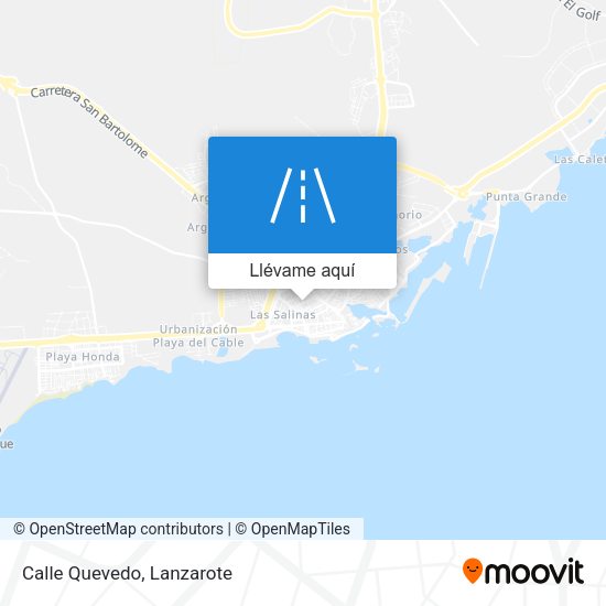 Mapa Calle Quevedo