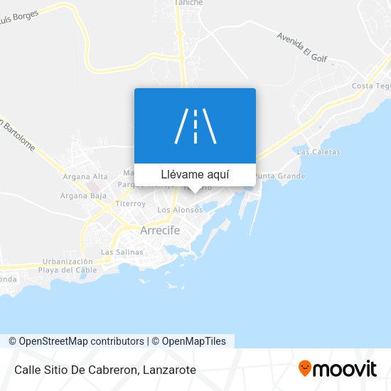 Mapa Calle Sitio De Cabreron