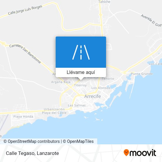 Mapa Calle Tegaso