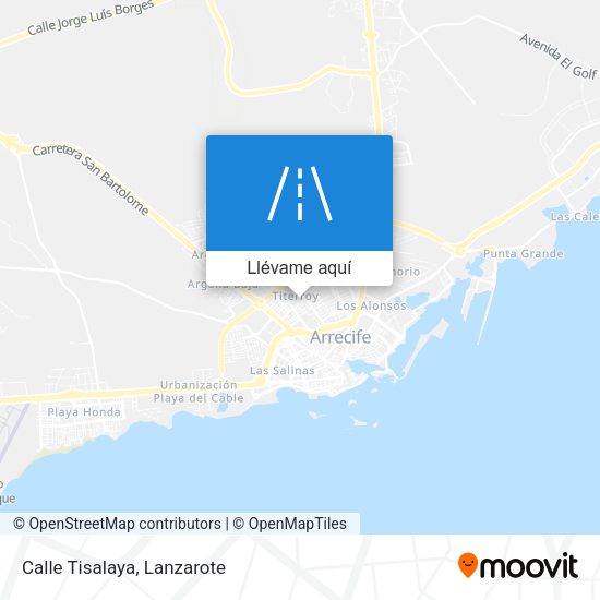 Mapa Calle Tisalaya
