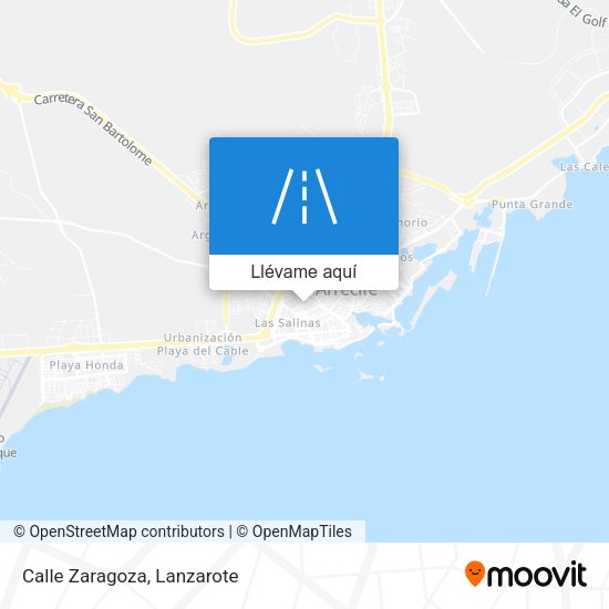 Mapa Calle Zaragoza