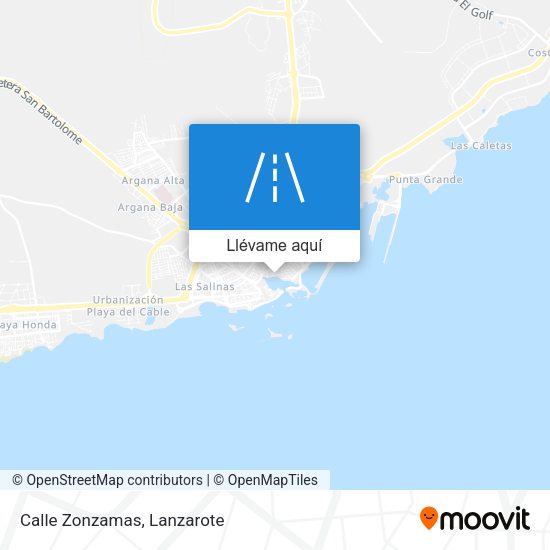 Mapa Calle Zonzamas
