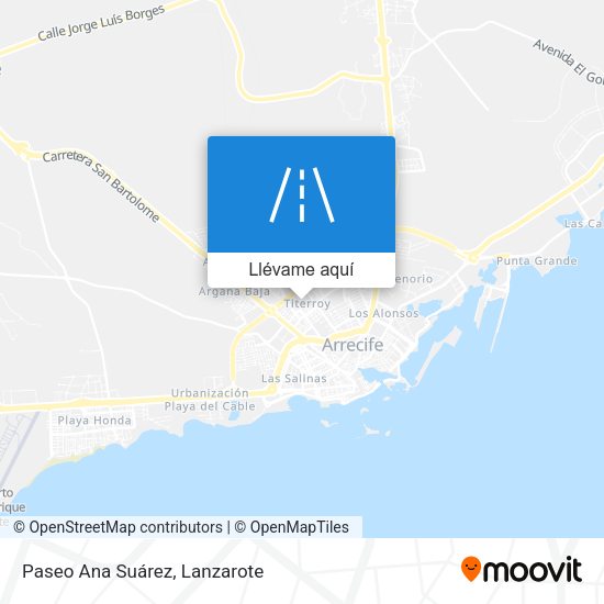Mapa Paseo Ana Suárez
