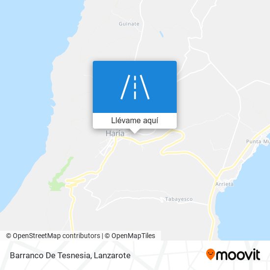 Mapa Barranco De Tesnesia
