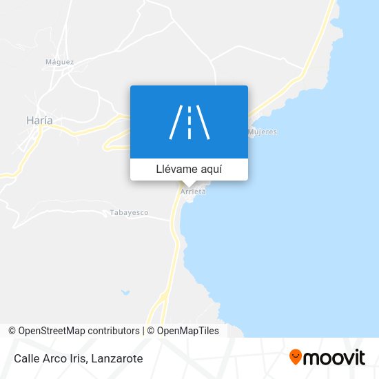 Mapa Calle Arco Iris