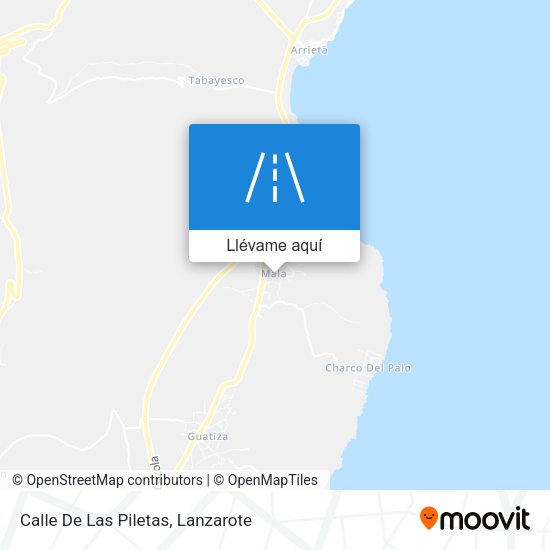 Mapa Calle De Las Piletas