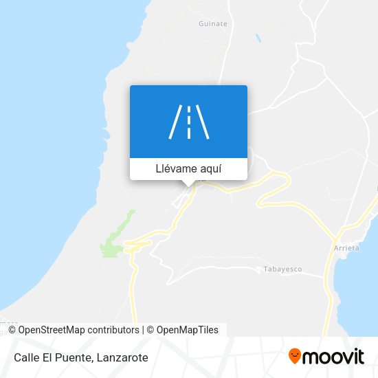 Mapa Calle El Puente