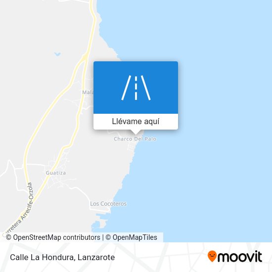 Mapa Calle La Hondura