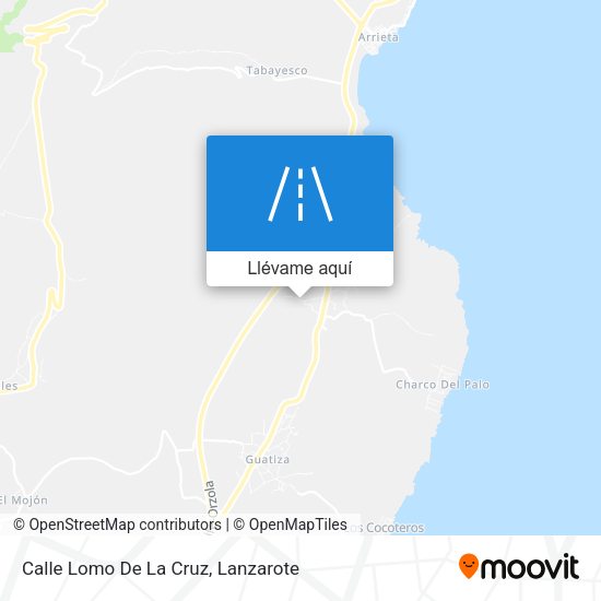 Mapa Calle Lomo De La Cruz