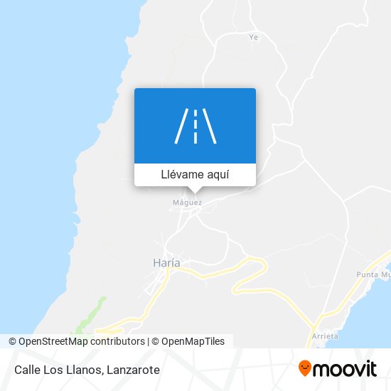 Mapa Calle Los Llanos