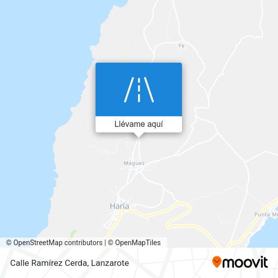 Mapa Calle Ramírez Cerda