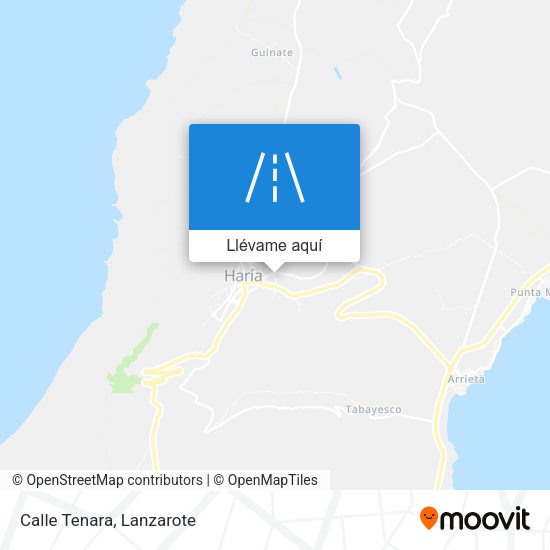 Mapa Calle Tenara