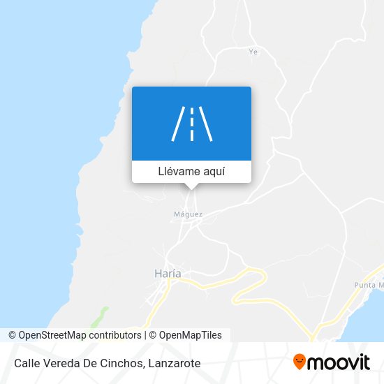 Mapa Calle Vereda De Cinchos