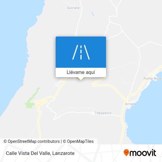 Mapa Calle Vista Del Valle