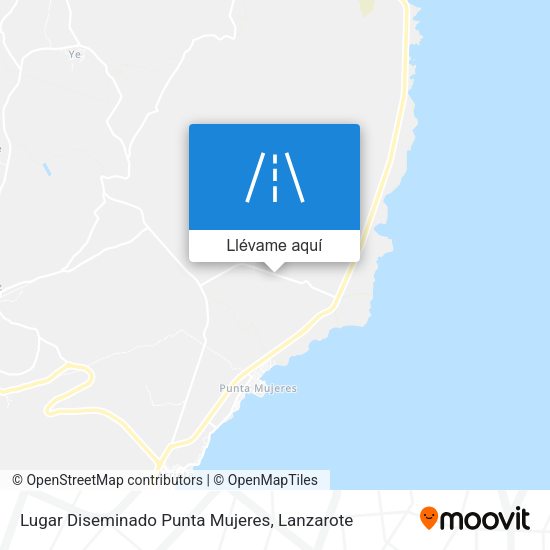 Mapa Lugar Diseminado Punta Mujeres
