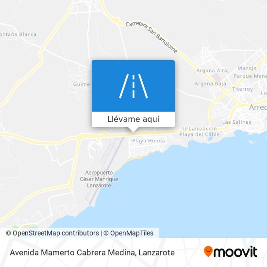 Mapa Avenida Mamerto Cabrera Medina