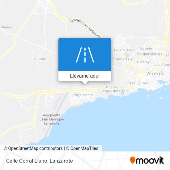 Mapa Calle Corral Llano